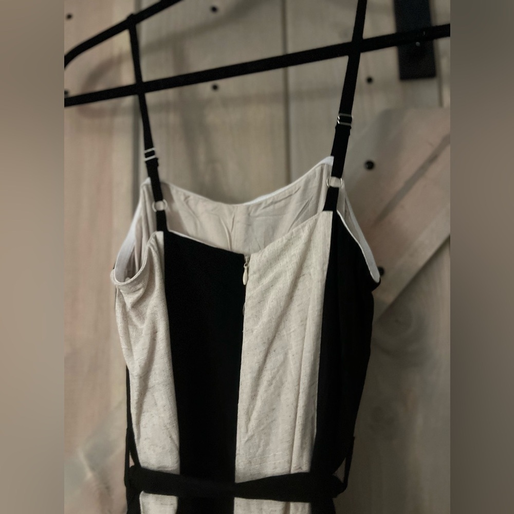 NWT Aaron and Amber Linen Wide Leg Jumpsuit - Picture 4 of 11